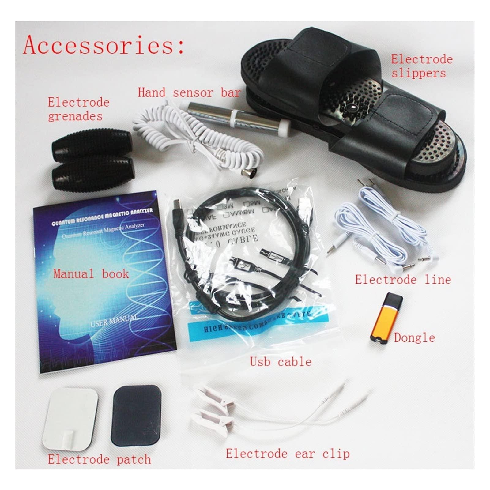 FreshCart Basics Bio Resonance Machine Quantum Therapy Sub-health Analyzer - 3 In 1 Magnetic Resonance Health Body Analysis with 54 Reports - Bioresonance Technology for Balanced Health and Wellness