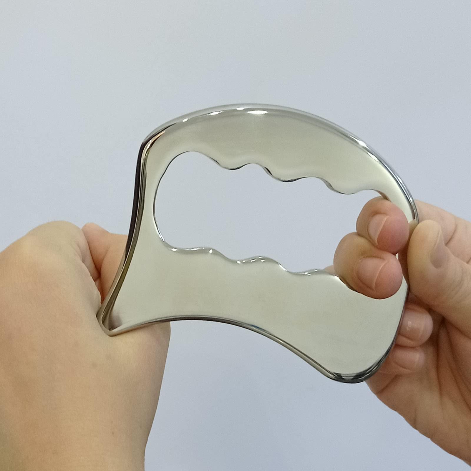 AnTiexi Medical Grade Stainless Steel Gua Sha Tool Set,Scraping Massage Tool -AnTiexi IASTM Tool Set Great Soft Tissue Mobilization Tool (3pcs Set)