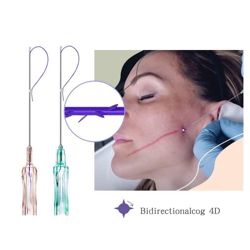 Firmosa Pdo ThreadCog, PdoCog Barbed Lift(bidirectional cog 4d s 19g 100mm), Pdo 100mm Thread Cog For Checkjaw(10pcs)