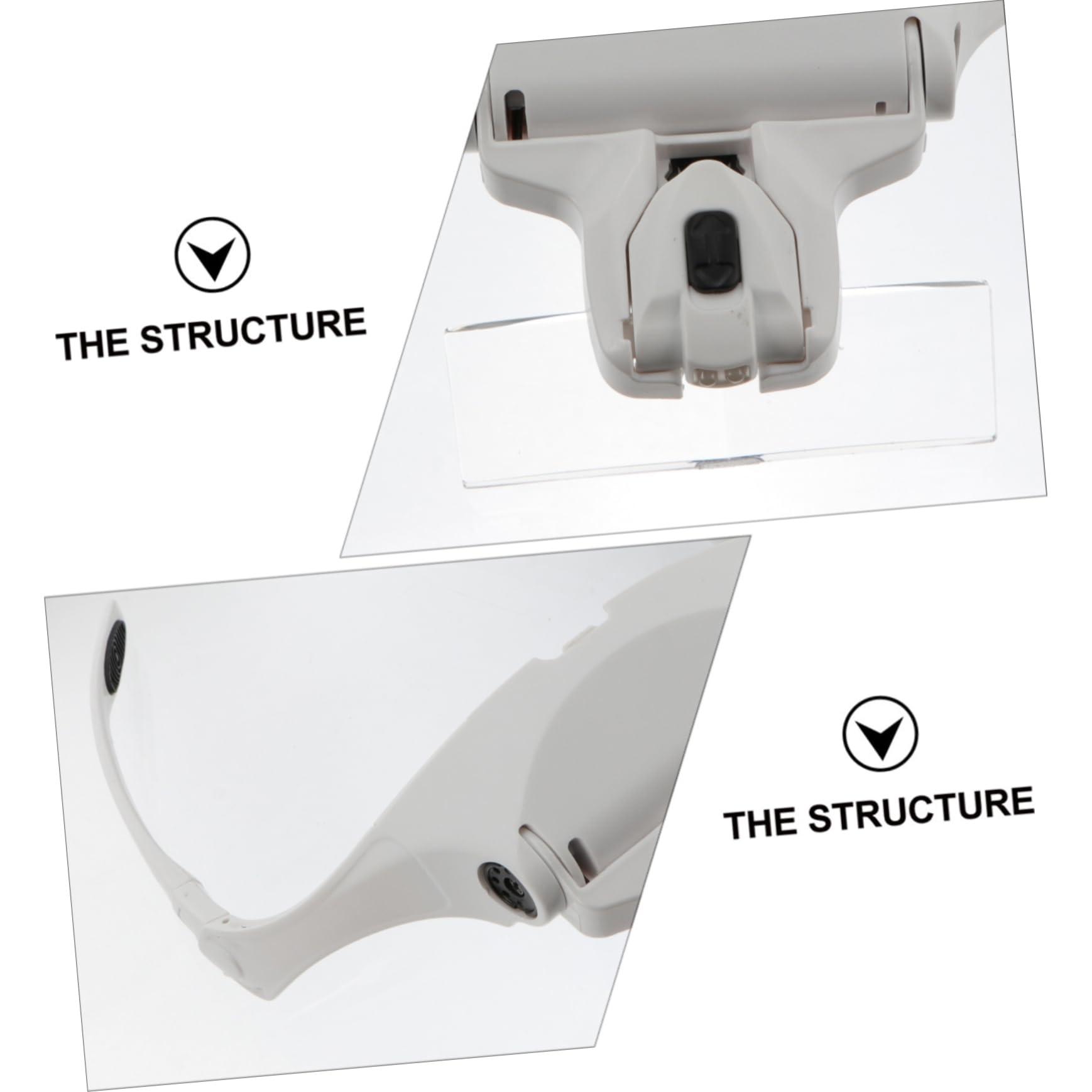 minkissy minkissy Led Magnifying Es Headlights Head Mount Magnifier for Reading Multifunctional Magnifying Glass for Engineers