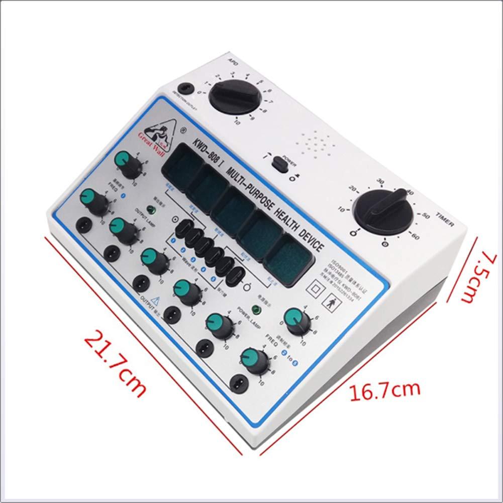 SETSCZY SETSCZY Professional 6 Channels TENS EMS Machine Muscle Stimulator Acupuncture Meridian Therapy Equipment Body Massager Full Body Relax Muscle Electrostimulator Physiotherapy Machine Professional