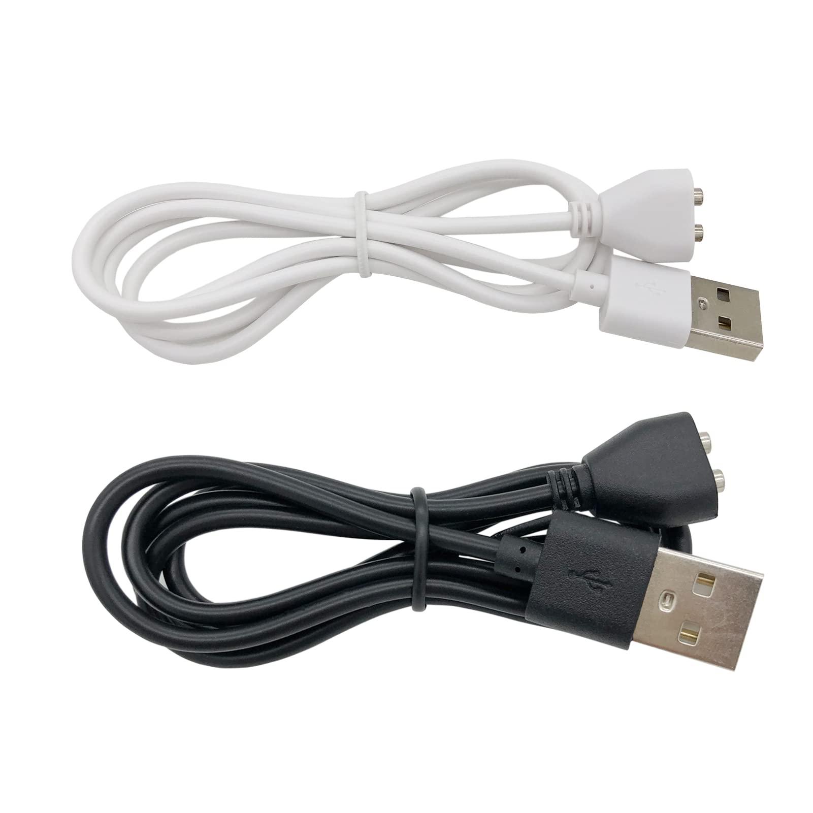 PDEEY Max 2 Lovense Charger - Magnetic USB Charging Cable for Womanizer Personal Massager (6mm Wideth,2-Pack)