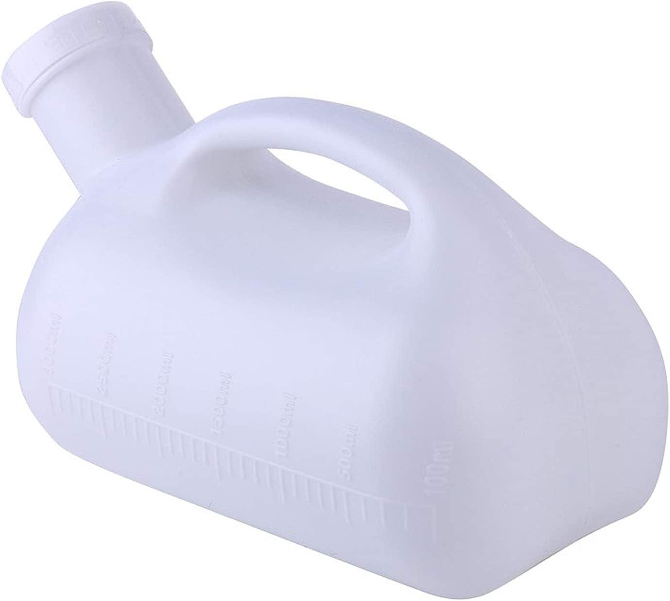 FreshCart Basics Portable Urinal Bottle,Male Urinal,Large Male Urinal Portable 3000ML Mens Potty Pee Bottle Collector Travel Toilet