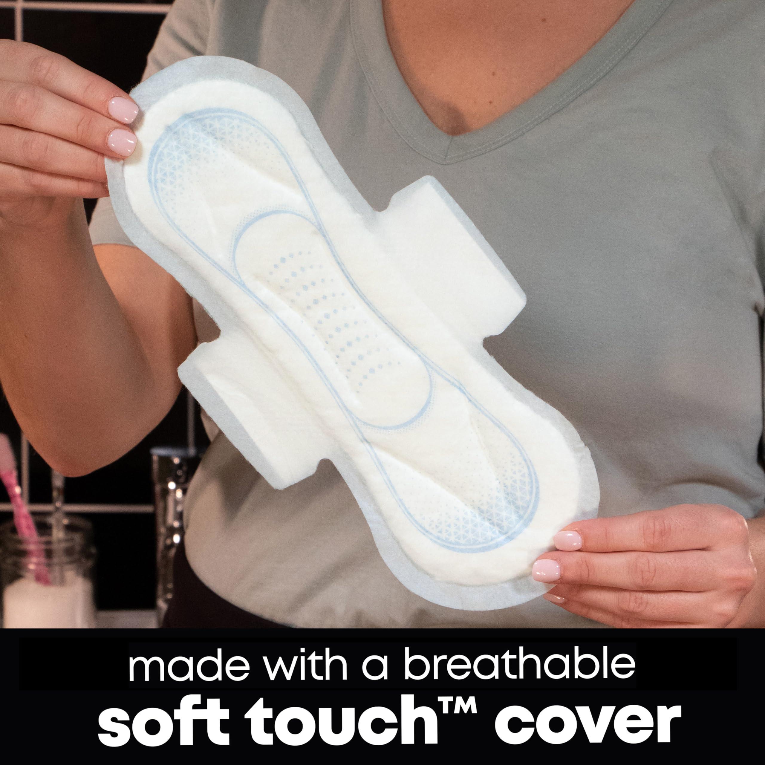 U by Kotex Kotex Overnight Pads Maxi Pads with Wings - 1 PACK - 14 count