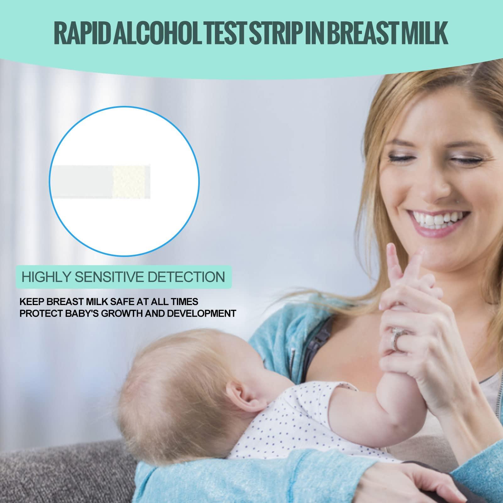 FreshCart Basics 25pcs Breastmilk Test Strips, Accurate Fast Milk Detecting Strips for Breastfeeding andMilk Test