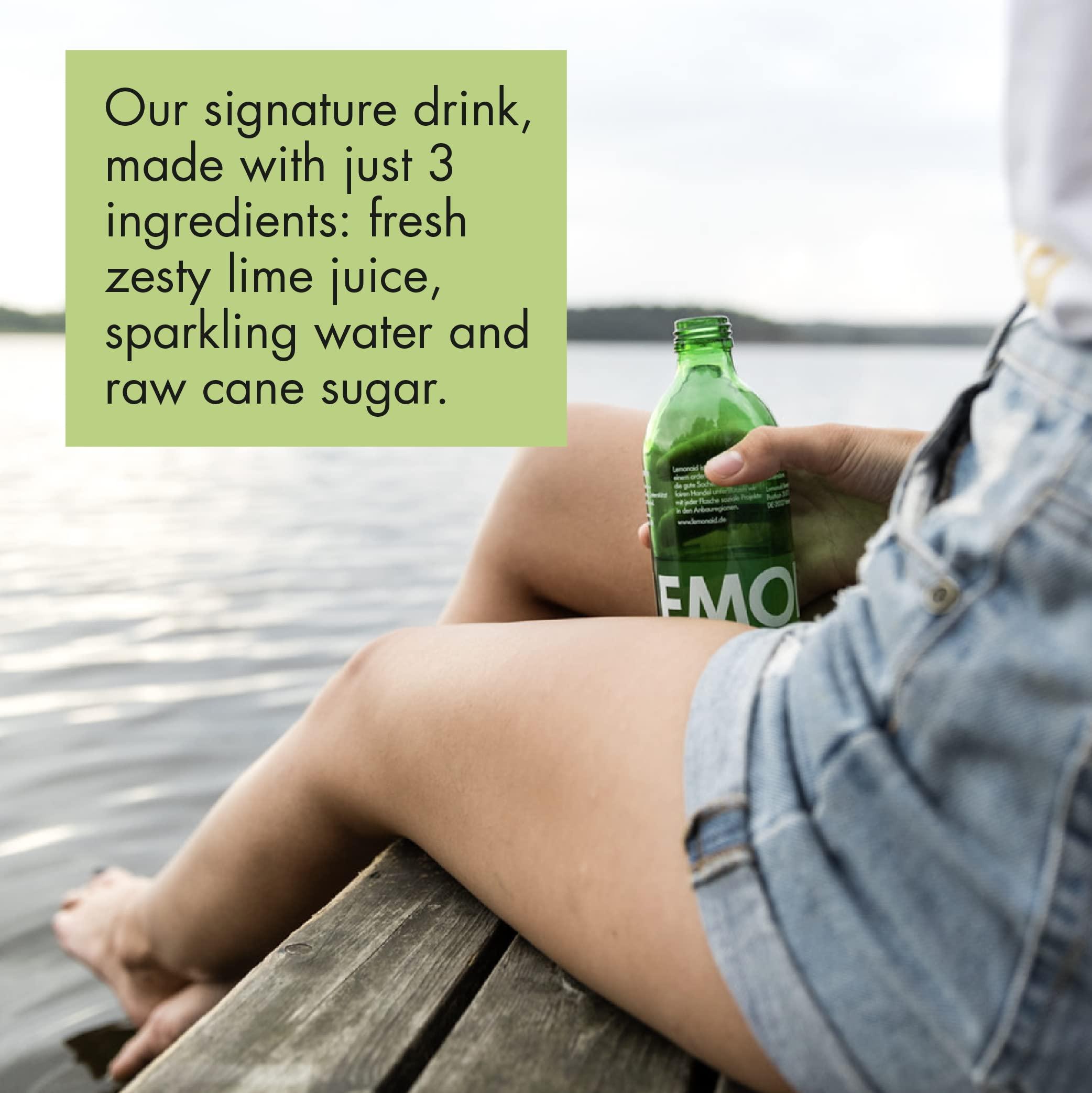 Lemonaid Lemonaid Sparkling Soft Drink: Lime - 12 x 330ml