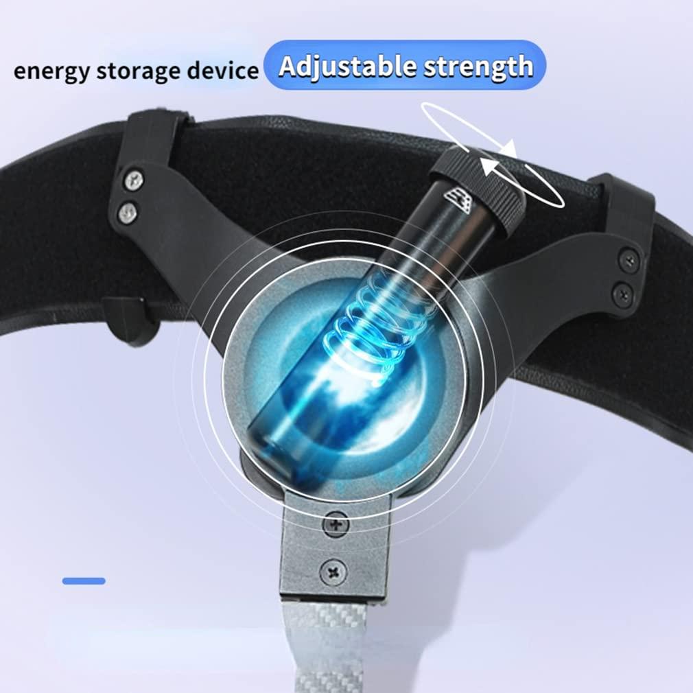 LIJBN Walking Aid Bionic Body Power Walking Aids, Stroke Rehabilitation for Leg Single Walker Assisted Walking Hemiplegia Training Exercise Boosting Leg Lift Climbing Aid Equipme