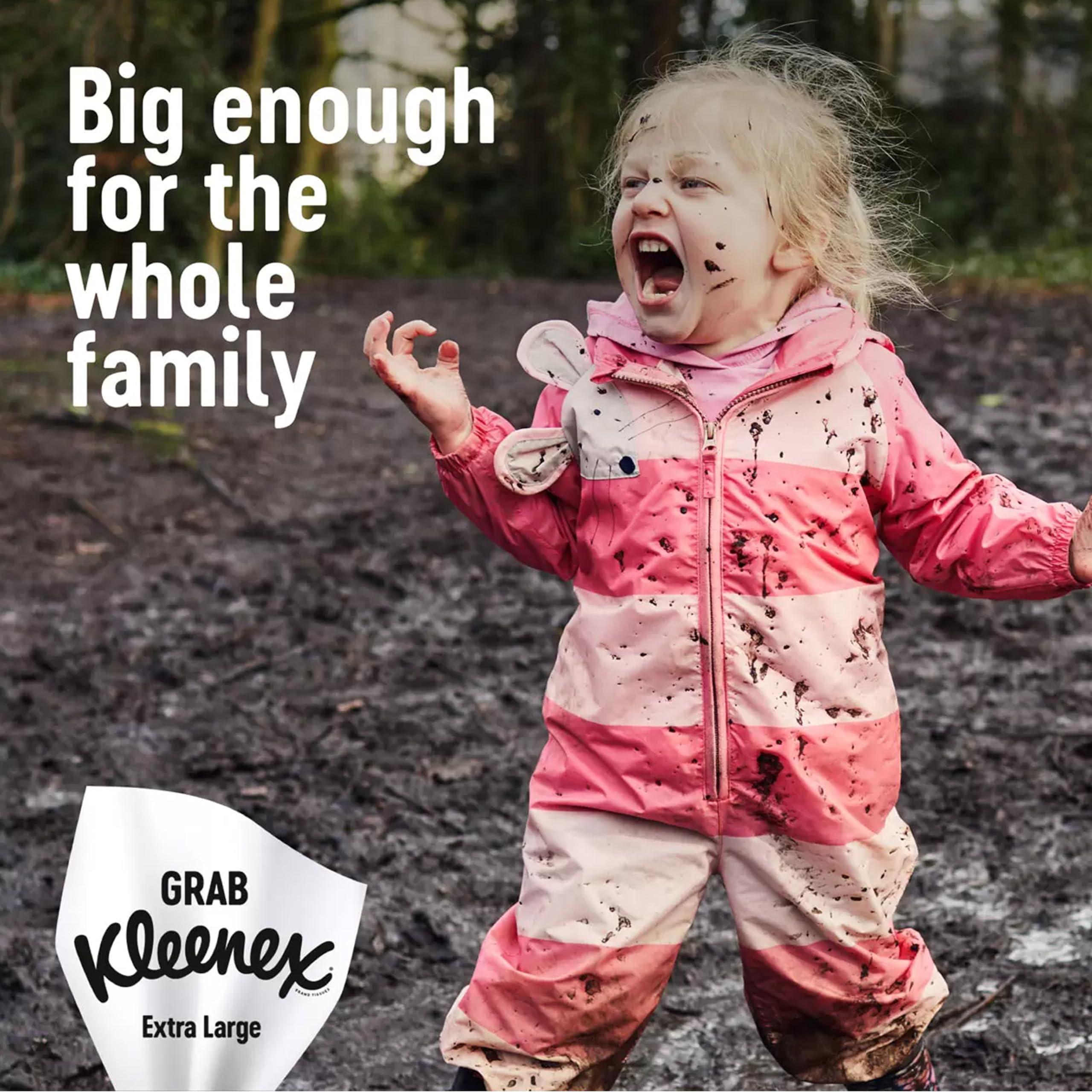 Kleenex Kleenex Extra Large Facial Tissue for Men 2ply 90 Sheets, Pack of 6