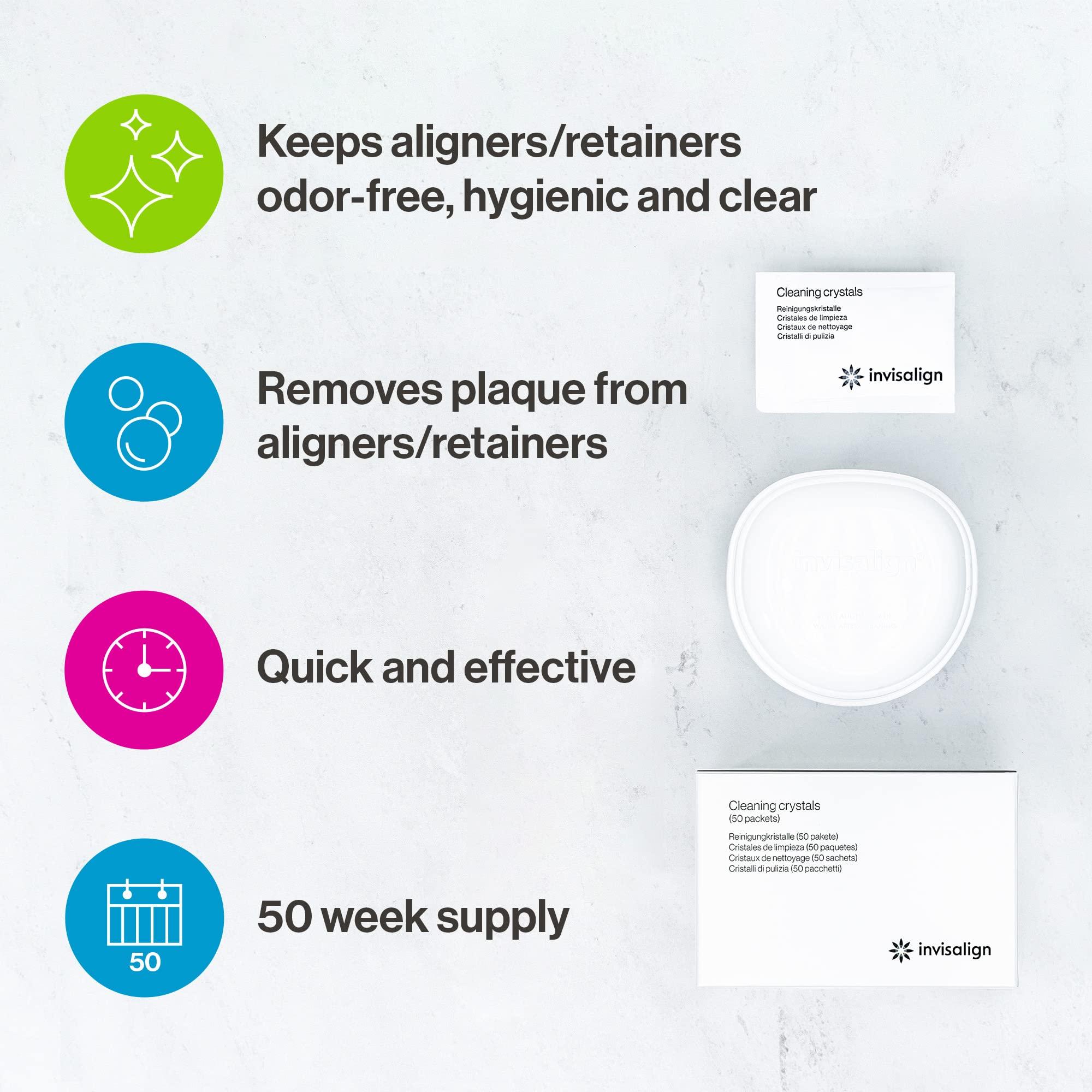 INVISALIGN INVISALIGN Cleaning System For Aligners And Retainers (With Tub) - 50 Week Supply