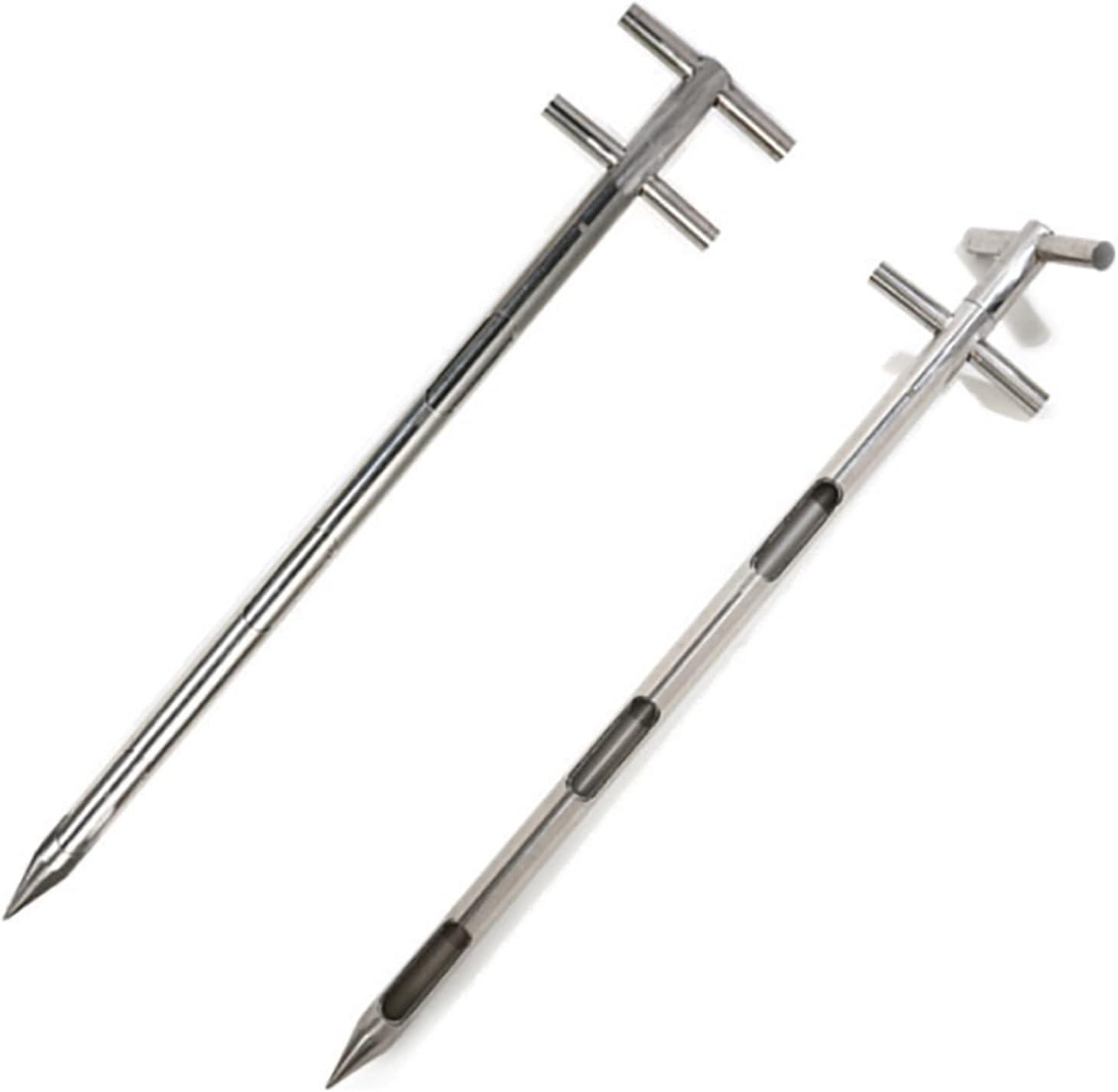 YYNLIN Grains Powder Sampler, Stainless Steel Sampling Powder, Rotation Handle Pointed Design, Sampling Probe 32mm (1m*3slots), for Taking The Grain Size of Rice and Corn.