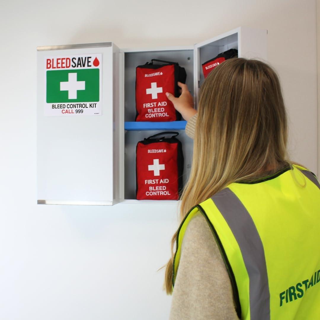 BLEEDSAVE BLEEDSAVE Bleed Control Cabinet with 8 x Enhanced Bleed Control Kits
