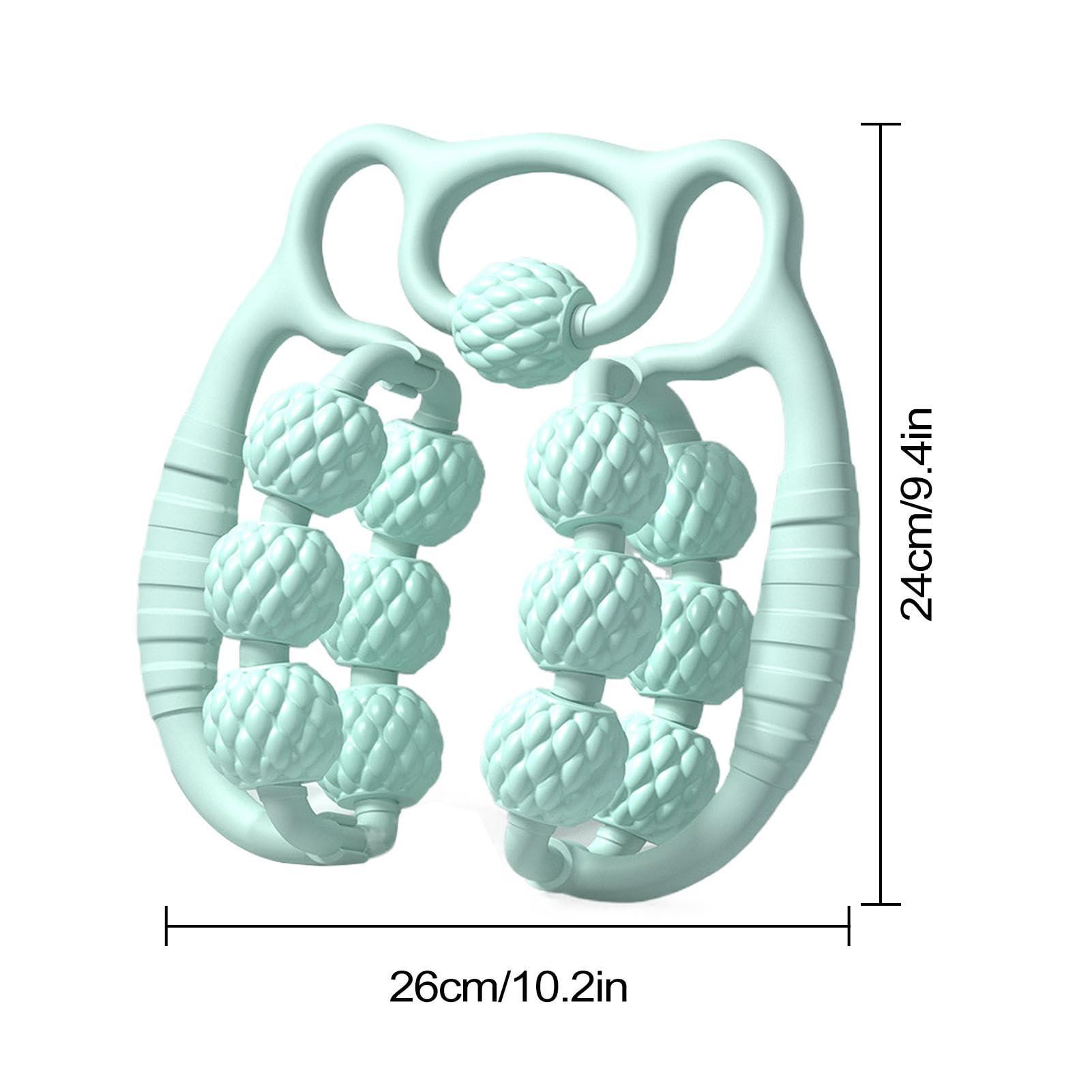 Wpsagek Wpsagek Leg Roller - Double-Row Ring Leg Massager - Body Massage Tools, Muscle Roller, Deep Tissue Massager, Hand Roller for Muscle Soreness, Stiffness and Tightness