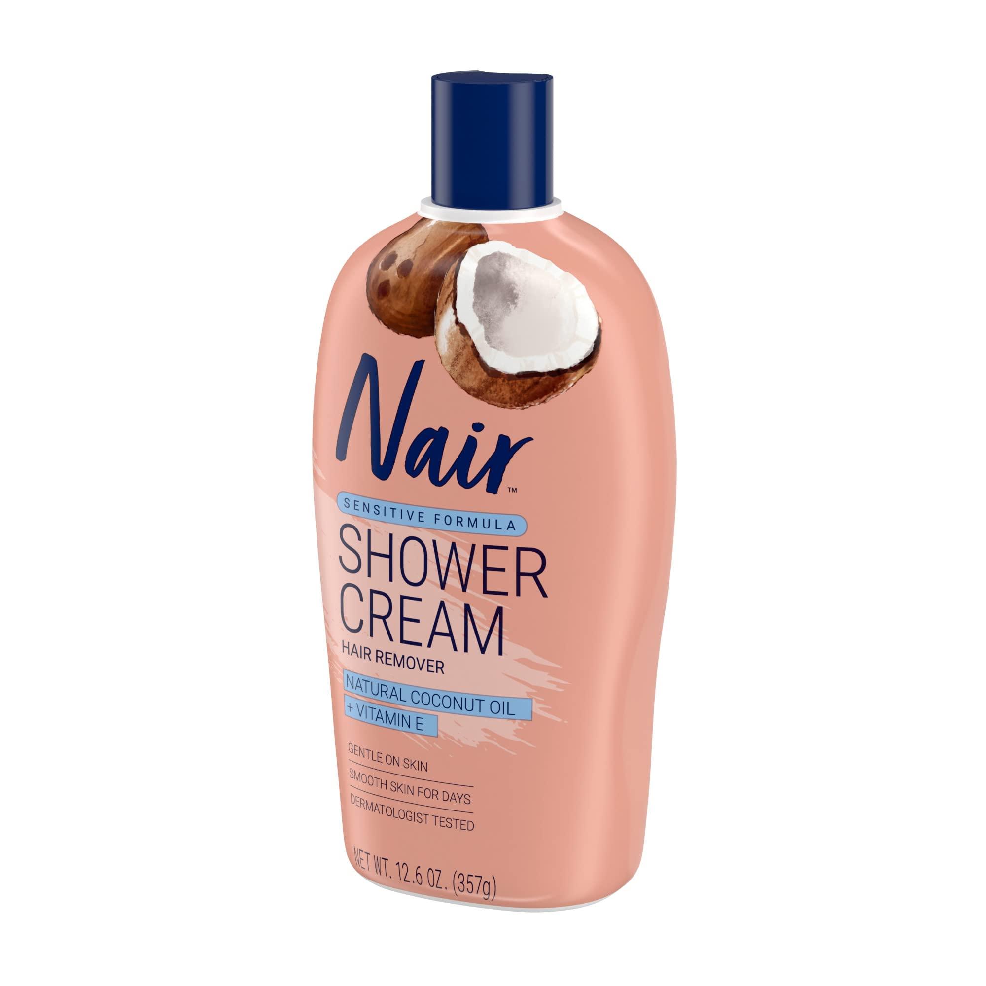 Nair Nair Shower Power Sensitive Hair Removal for Legs Body, 12.6 fl oz