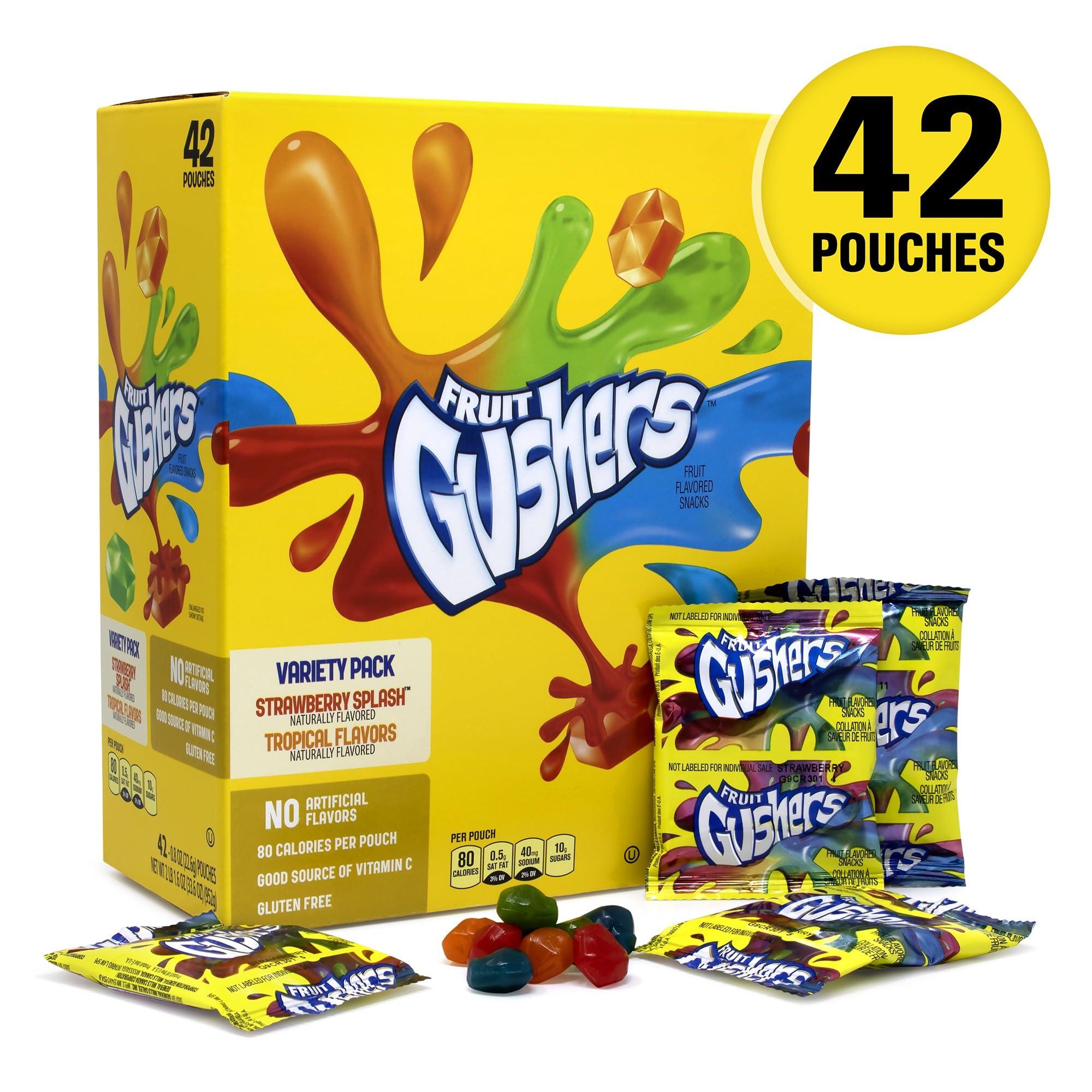 Gushers Betty Crocker Fruit Gushers Snacks, 42 Count, 952 g