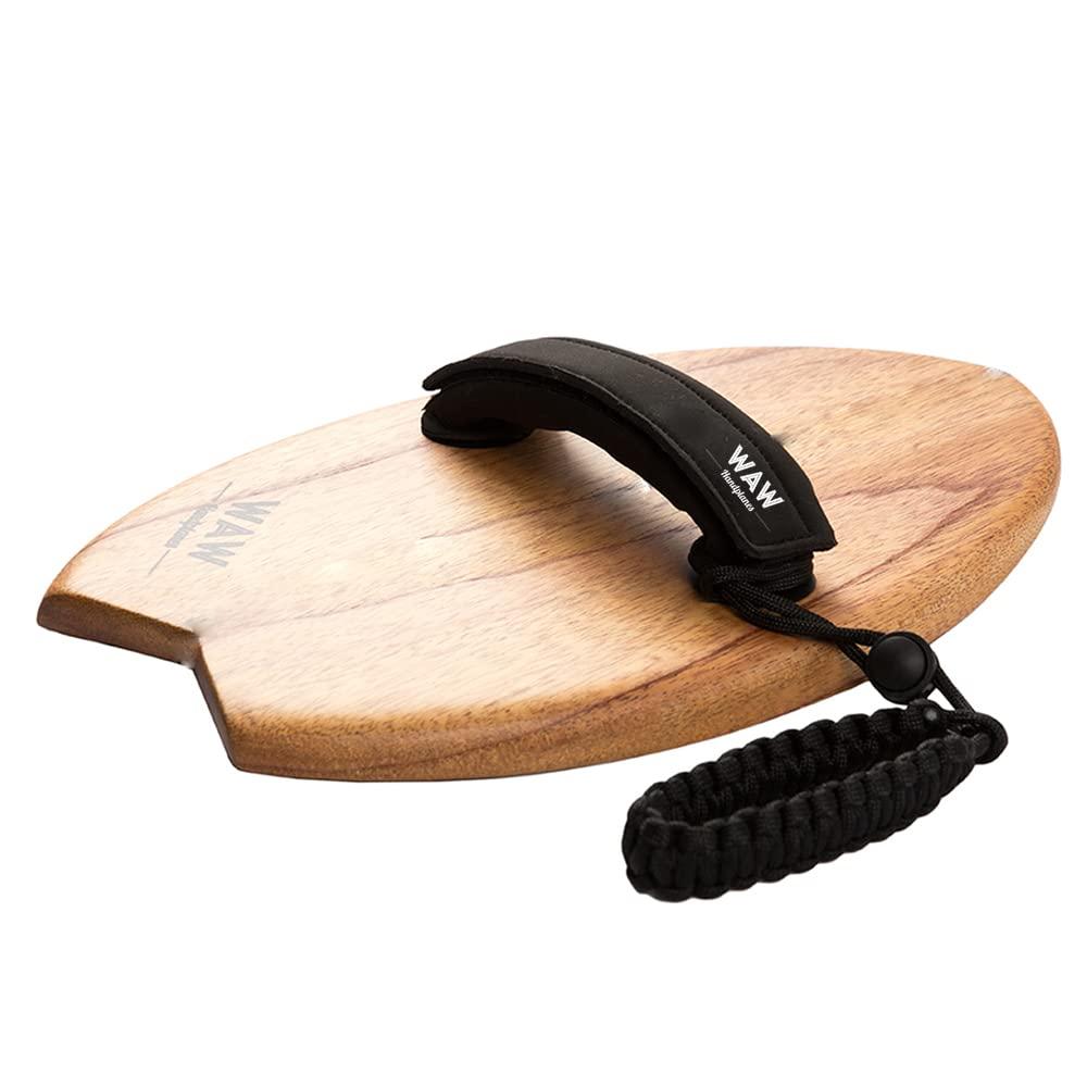 WAW Handplanes WAW TimberFish Bodysurfing Handplane, Handboard, Body Surf Plane, Hand Surfer, Hand Paddle, Sustainable Timber