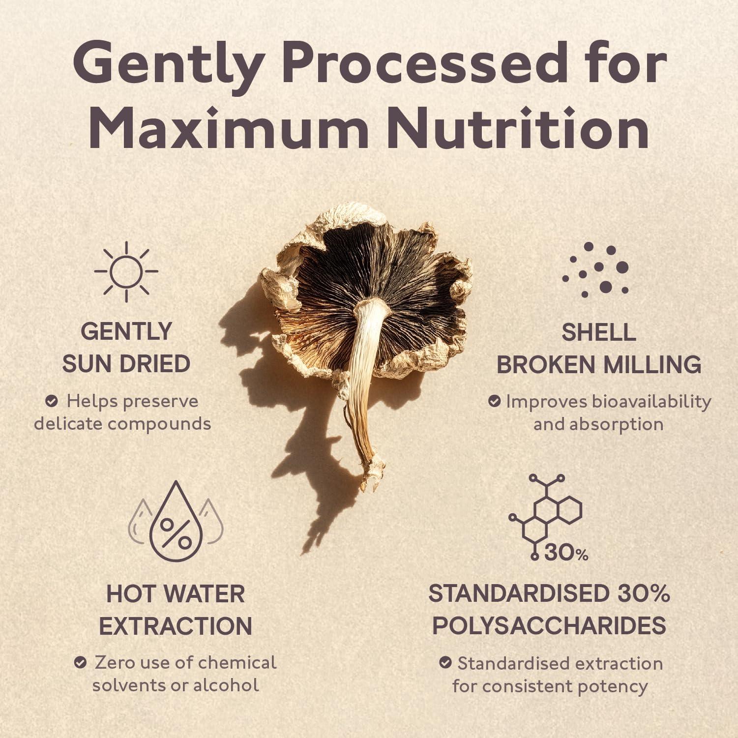 London Herbs 8 Mushroom Complex Organic Extracts 60ct