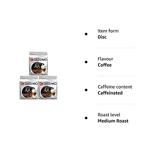 Tassimo T-discs Tassimo T Discs L'OR Espresso Latte Macchiato (3 Packs, 48 T Discs, 24 Servings)