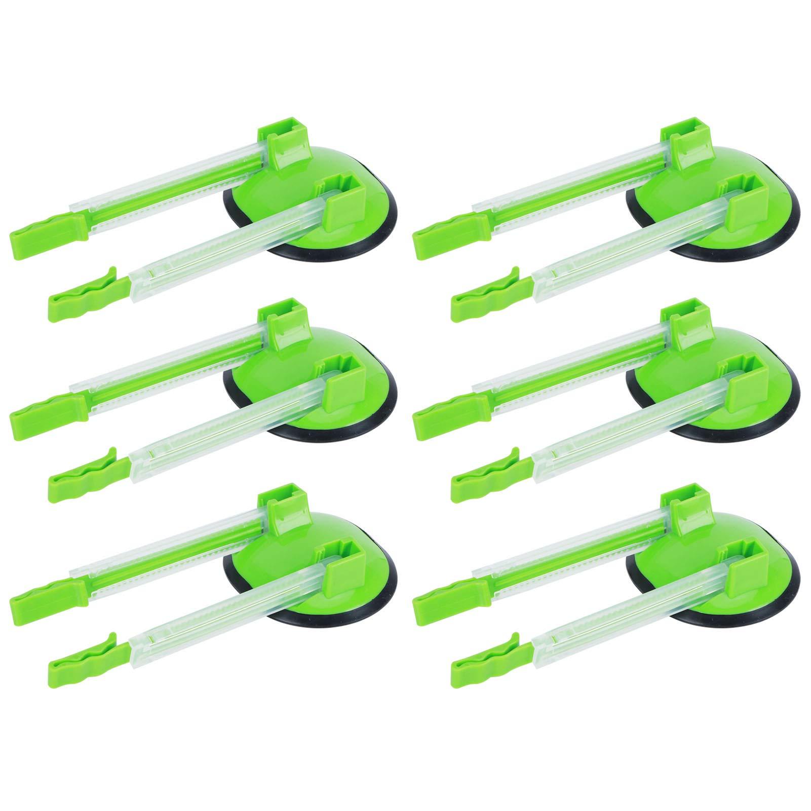 Glomora HandsFree Bag Holder Stand - Convenient Bag Holder for Plastic Bags, 6Pcs Food Storage Bag Holder Stand