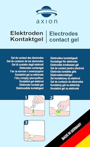axion Axion Electrode Contact and Cleansing Gel - 250ml. Cleanses Skin and Improves The Transmission Capabilities of TENS EMS Stimulation. Quality and Safety Tested