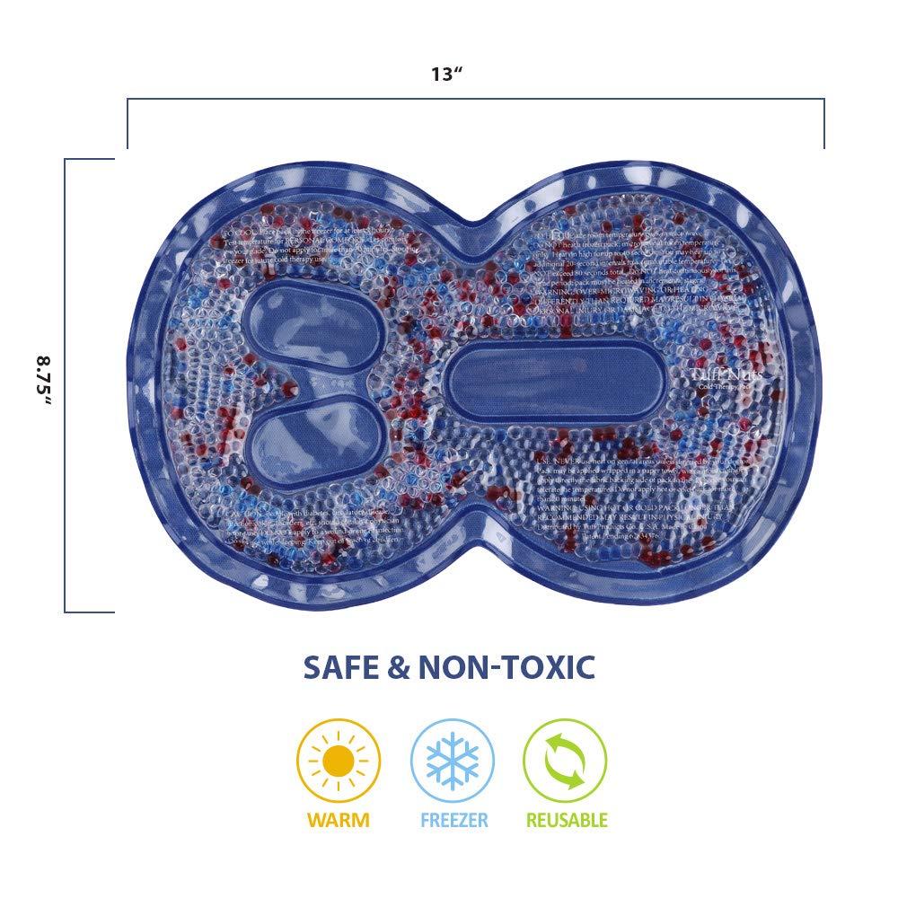 Tuff Products Co. TUFF Nuts Ice Packs for Vasectomy Testicles Injuries Recovery Frozen Peas, Male Reusable Cold Hot Pack Therapy, Urology Pain Relief Gel Beads Compress, Perfect Non Toxic Remedy Men's Treatment