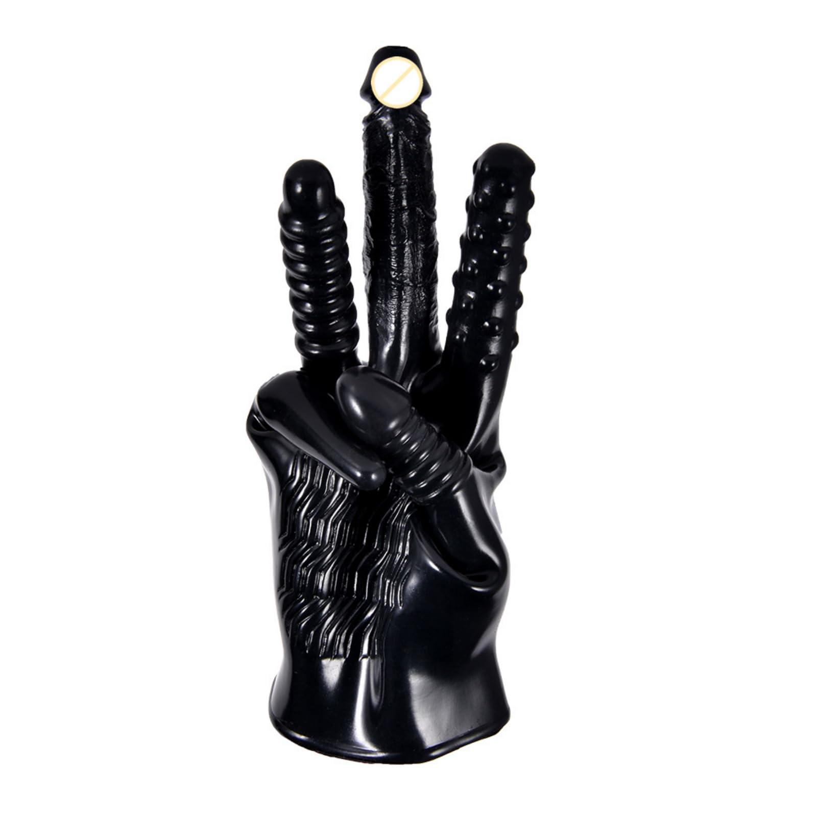 EBIEFLY EBIEFLY 1x Massage Glove Palm Massager Used for Providing Massages Massaging Sore Back Massage Glove to Give Massage with Motor Inside The Middle Finger