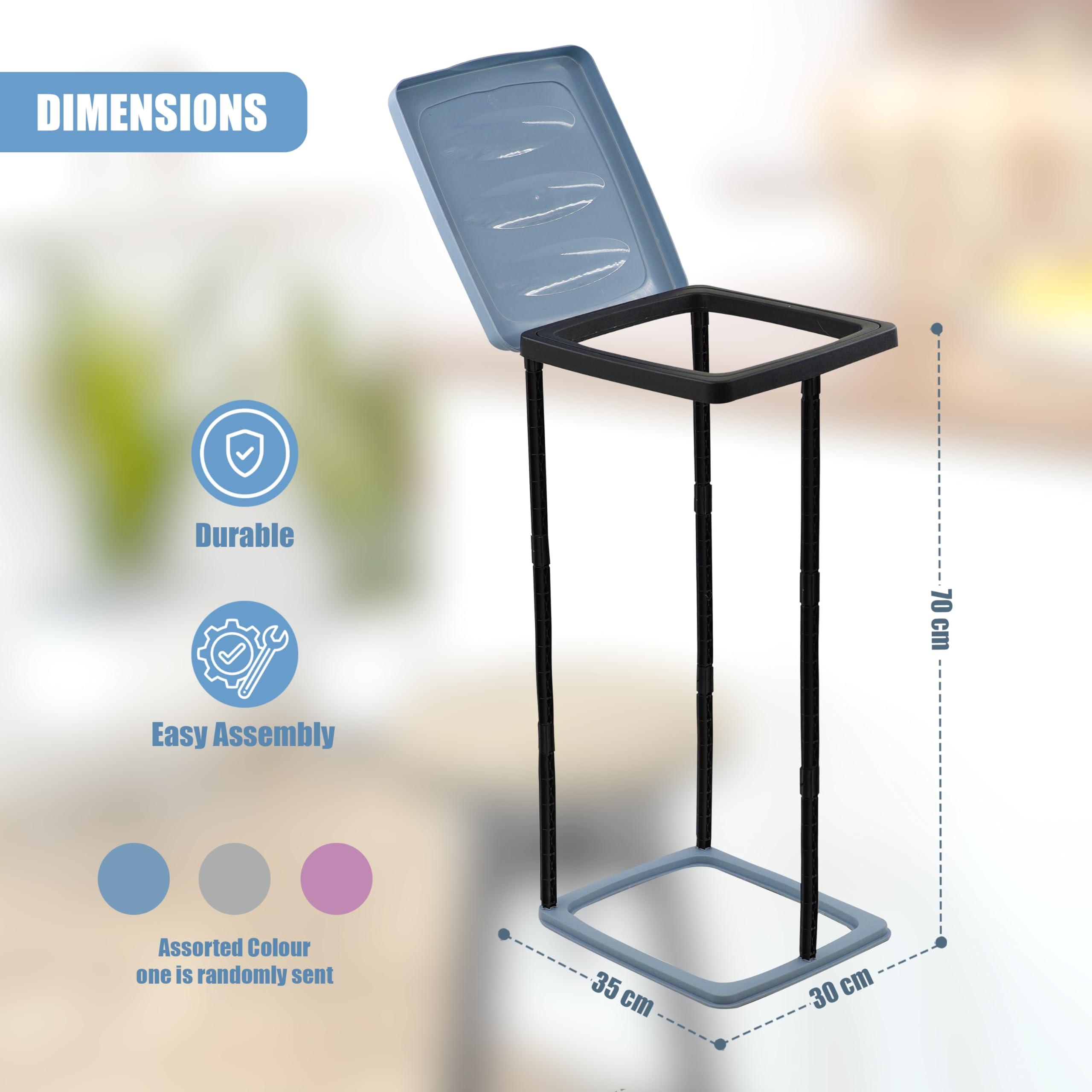 Koopman 60L Rubbish Bag Refuse Sack Bin Liner Waste Disposal Garbage Bag Stand Holder