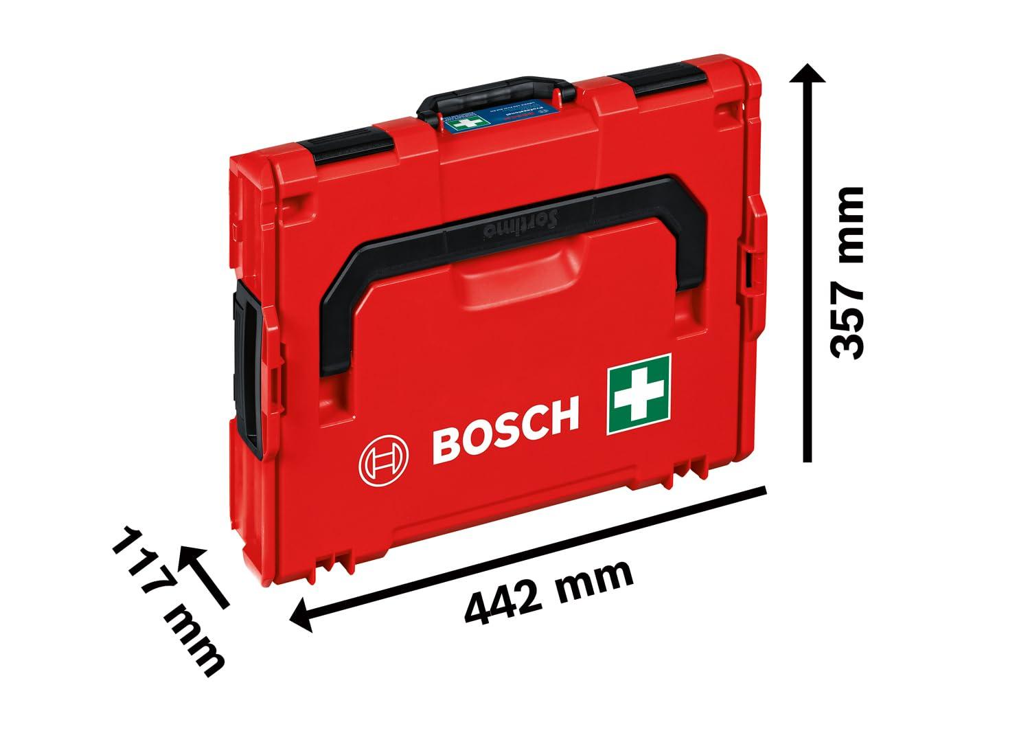 Bosch Professional Bosch Professional First Aid Kit in L-BOXX 102 (incl. First aid Dressing Materials Complaint with DIN 13157)