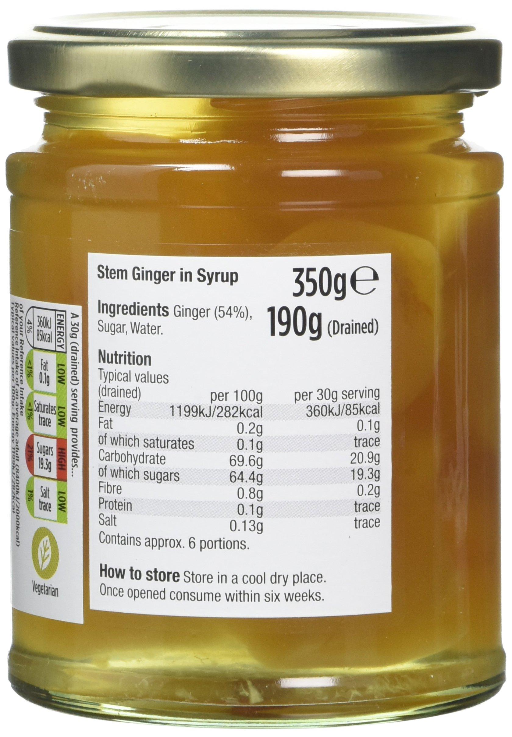 Morrisons Morrisons Stem Ginger in Syrup 350 g (Pack of 6)