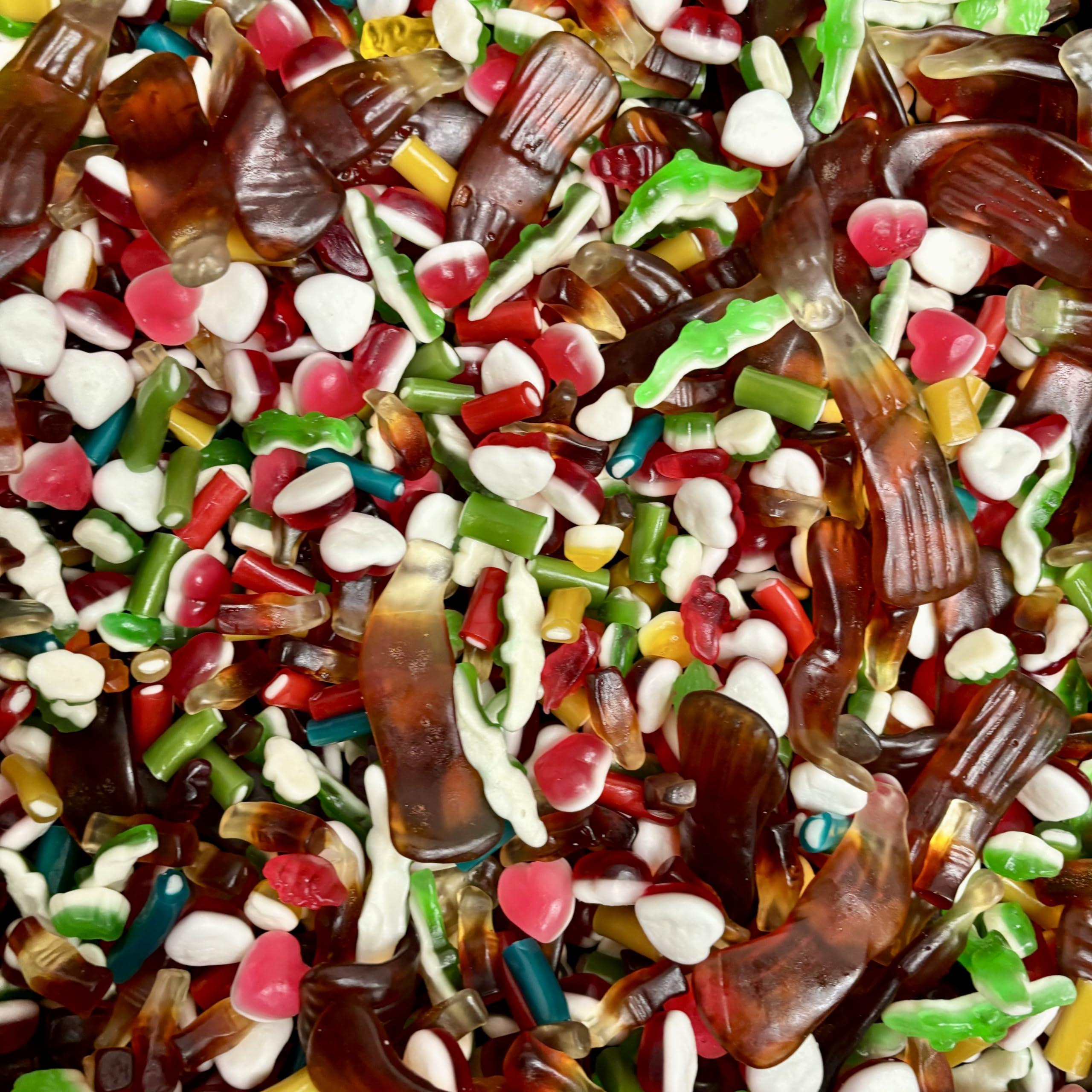 The Gourmet Sweet Company Halal Gummy Sweet Mix 1kg Share Bag By The Gourmet Sweet Company