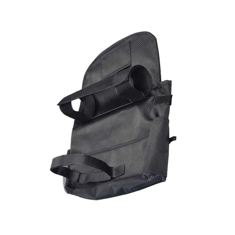 AlveyTech AlveyTech Saddle Bag for Mobility Scooter, Wheelchair, & Power Chair (Small, Black) - Armrest Accessories Holder for Wheelchairs and Electric Scooters, Side Pouch Storage Organizer, Bags for Adults