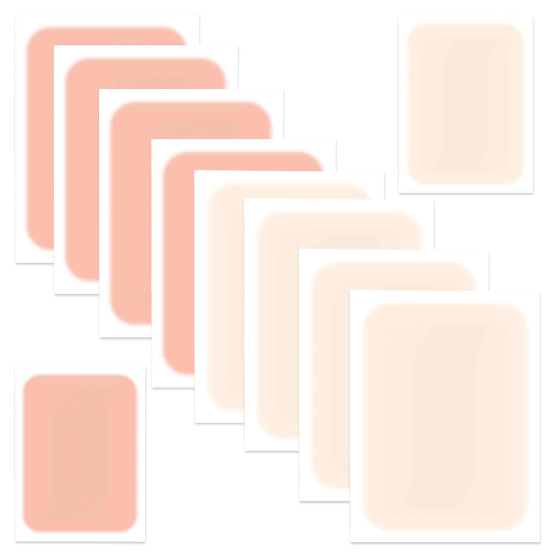 Weduspaty Tattoo Cover Up Patch 10Pcs Waterproof Tattoo Cover Up Tape 2 Colors Breathable Tattoo Concealer Sticker Ultra-Thin Skin Tattoo Cover Invisible for Tattoo ScarBirthmarks Style 1