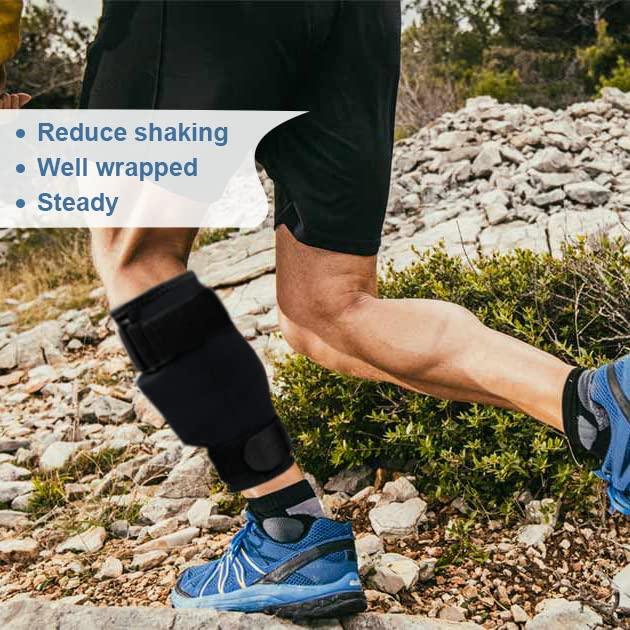 Feamero Feamero Ankle Monitor Cover Up for Scram, Gps, Alcohol Monitor Ankle Bracelet, Adjustable Velcro Straps, Protective Cover, Shock Absorbing, Ankle Monitor Bracelet Cover for Women & Men (S/M)