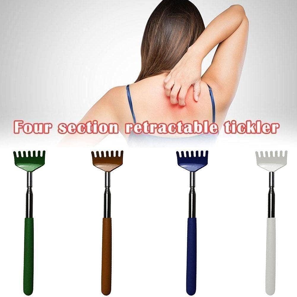 FreshCart Basics Telescopic Back Scratcher Scratching Backscratcher Massager Back Scraper Itch Hackle Health Telescoping Extend Products V3L1 Kit