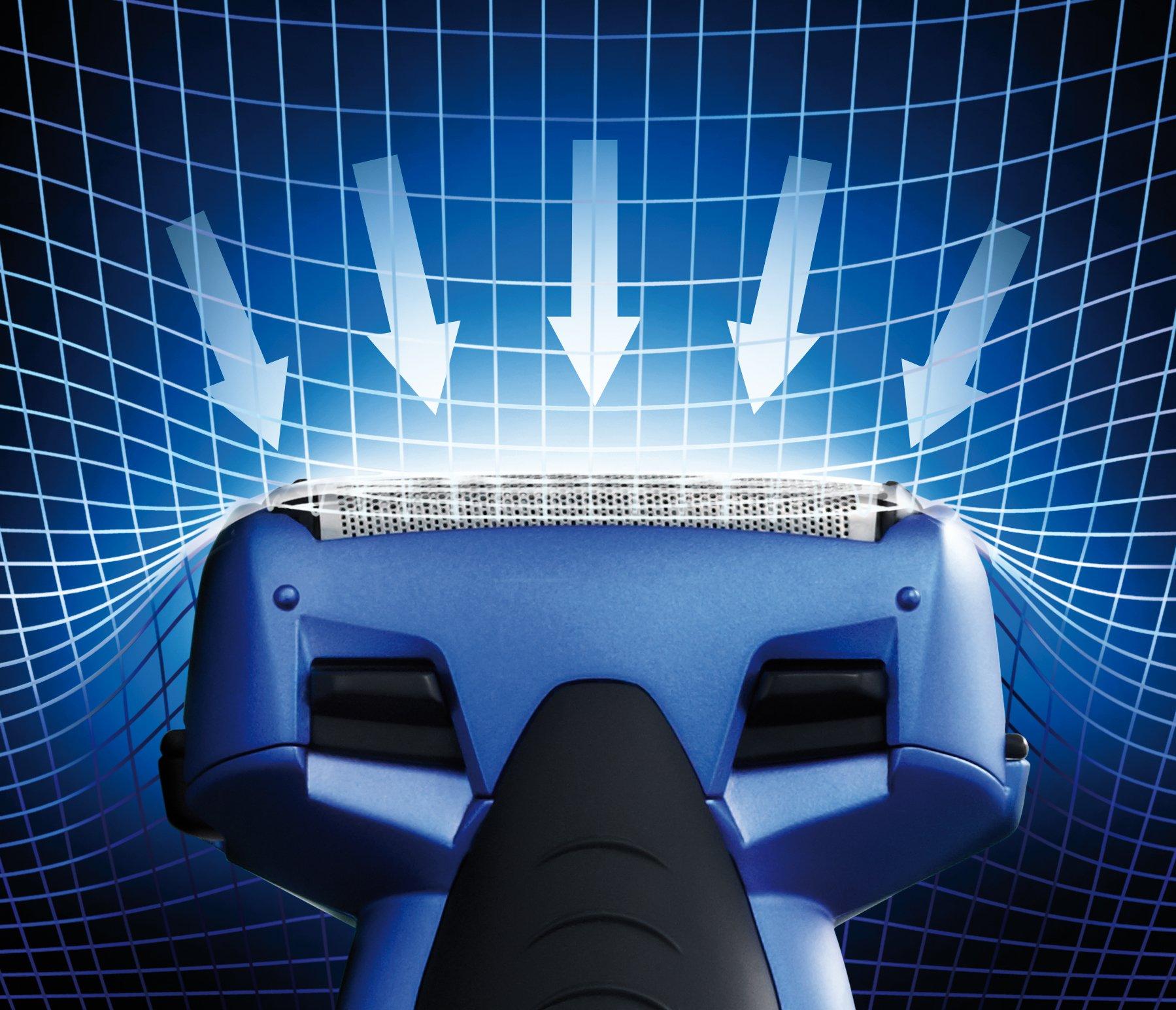 Panasonic Panasonic ES-SL41 Milano Wet and Dry 3-Blade Electric Shaver for Men (Silver)