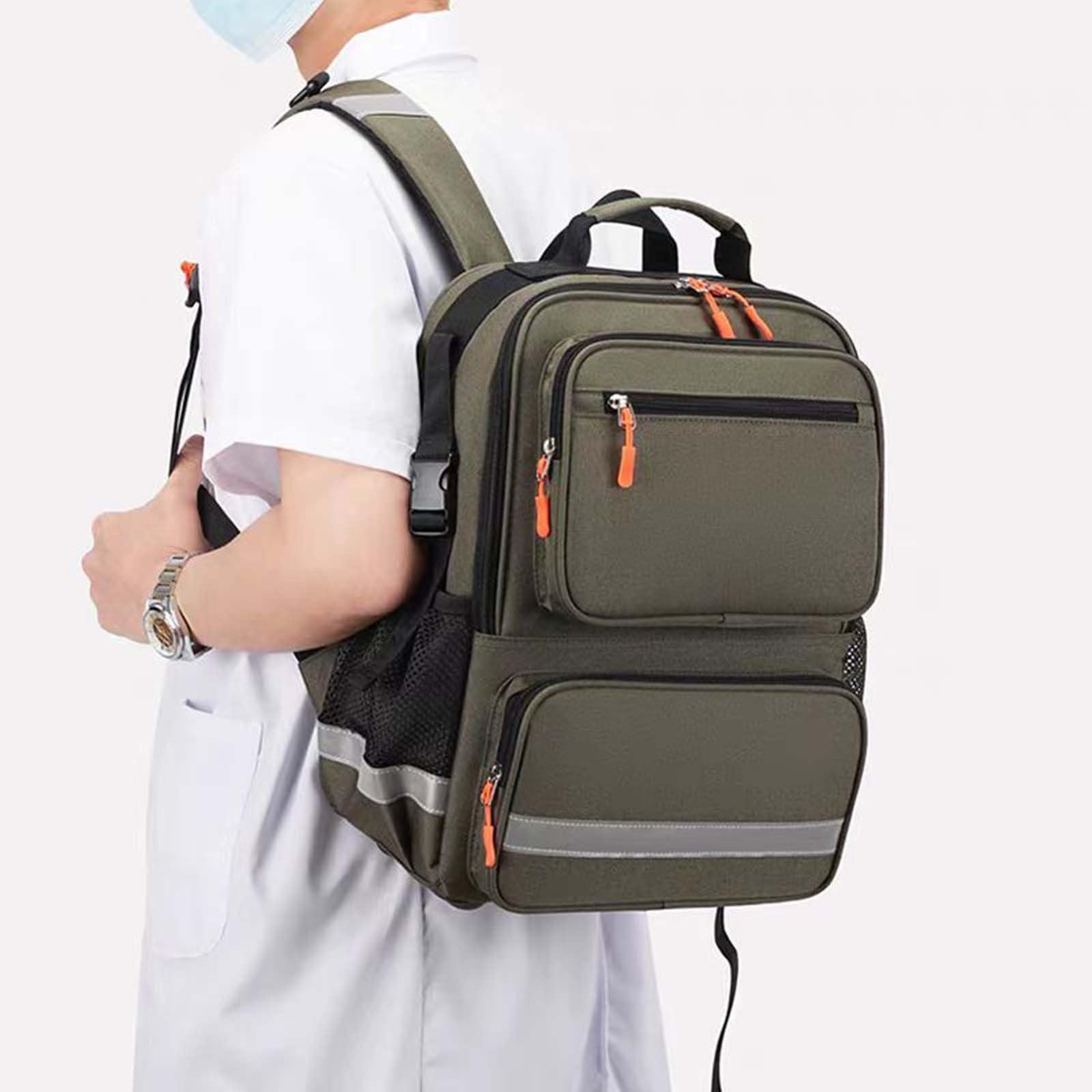 Cubstone Cubstone Wheelchair Backpack, Back of Seat Bag for Mobility Scooters-Large Wheelchair Accessories Bag with Reflective strip - Power & Manual Wheelchair Backpack Pouch for Adult-Bag Only (E)