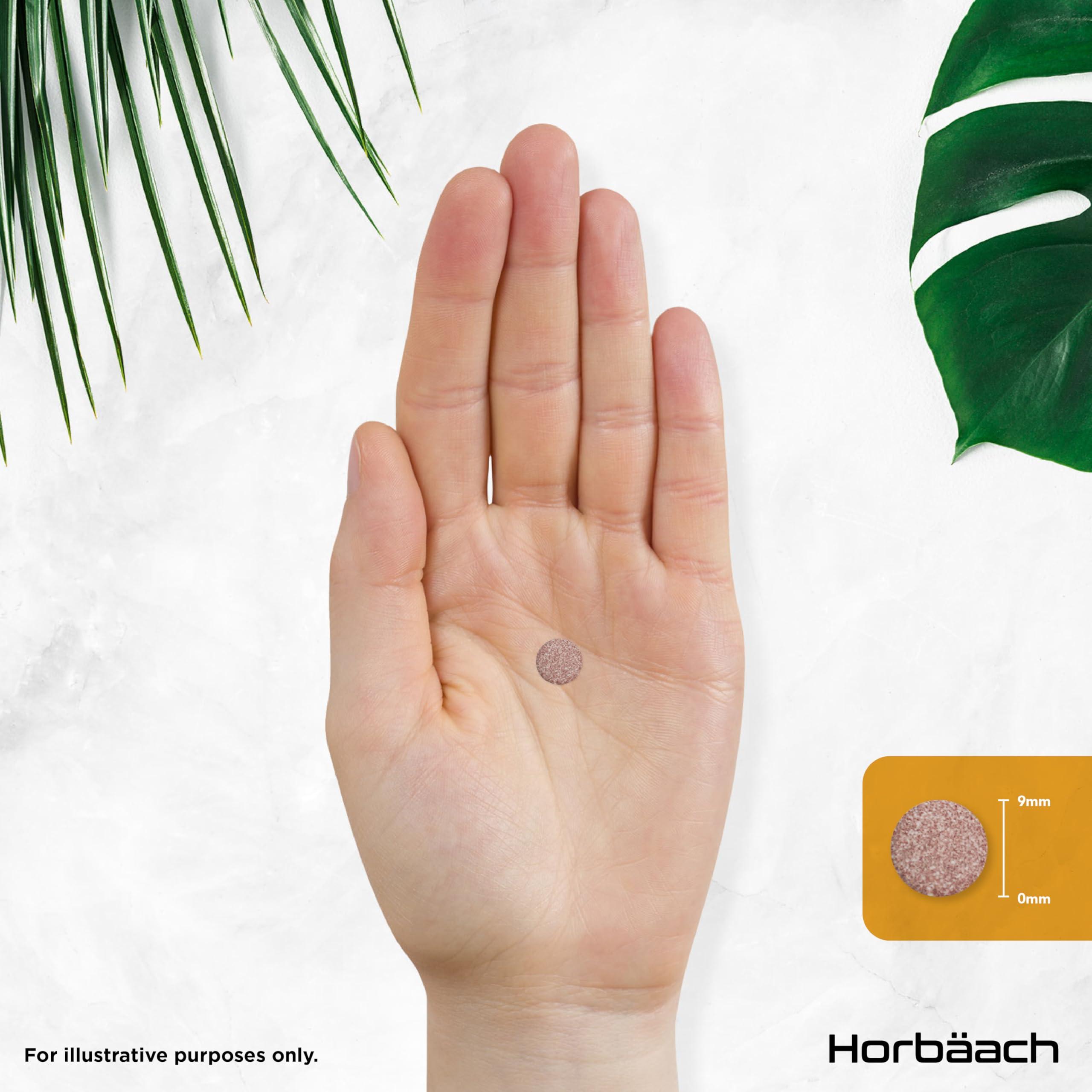 Horbach Black Garlic Tablets 15000mg | 180 Count | High Strength Odourless Concentrated Garlic Extract | Aged Black Garlic Vegan Supplement | by Horbaach