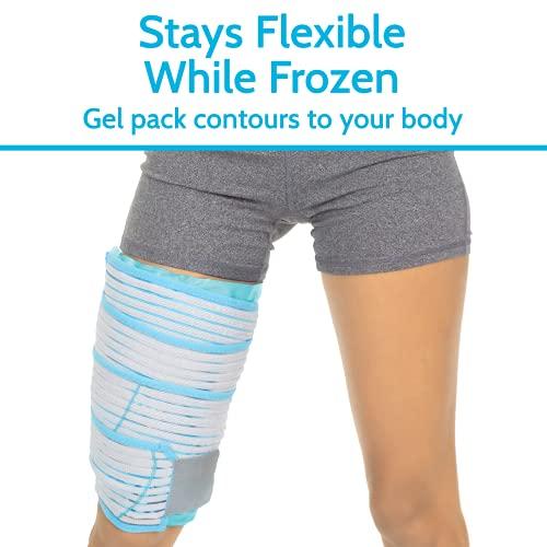 Arctic Flex Arctic Flex Reusable Gel Ice Pack - Cold Therapy Ice Bag - Medical Freezer Pad - Hot/Heated Compress Wrap for Knee, Shoulder, Back and Ankle - Flexible, Soft & Instant