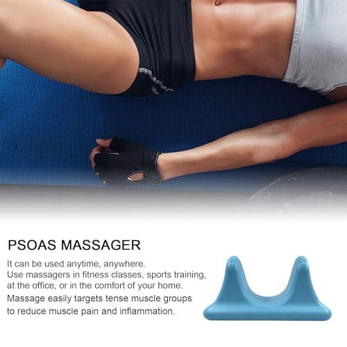 FreshCart Basics Psoas Massager - Hip Flexor Release Tool | Muscle Tension Release Tool | Portable Psoas Back Deep Tissue Massager Psoas Muscle Stretcher for Women and Men, Mass