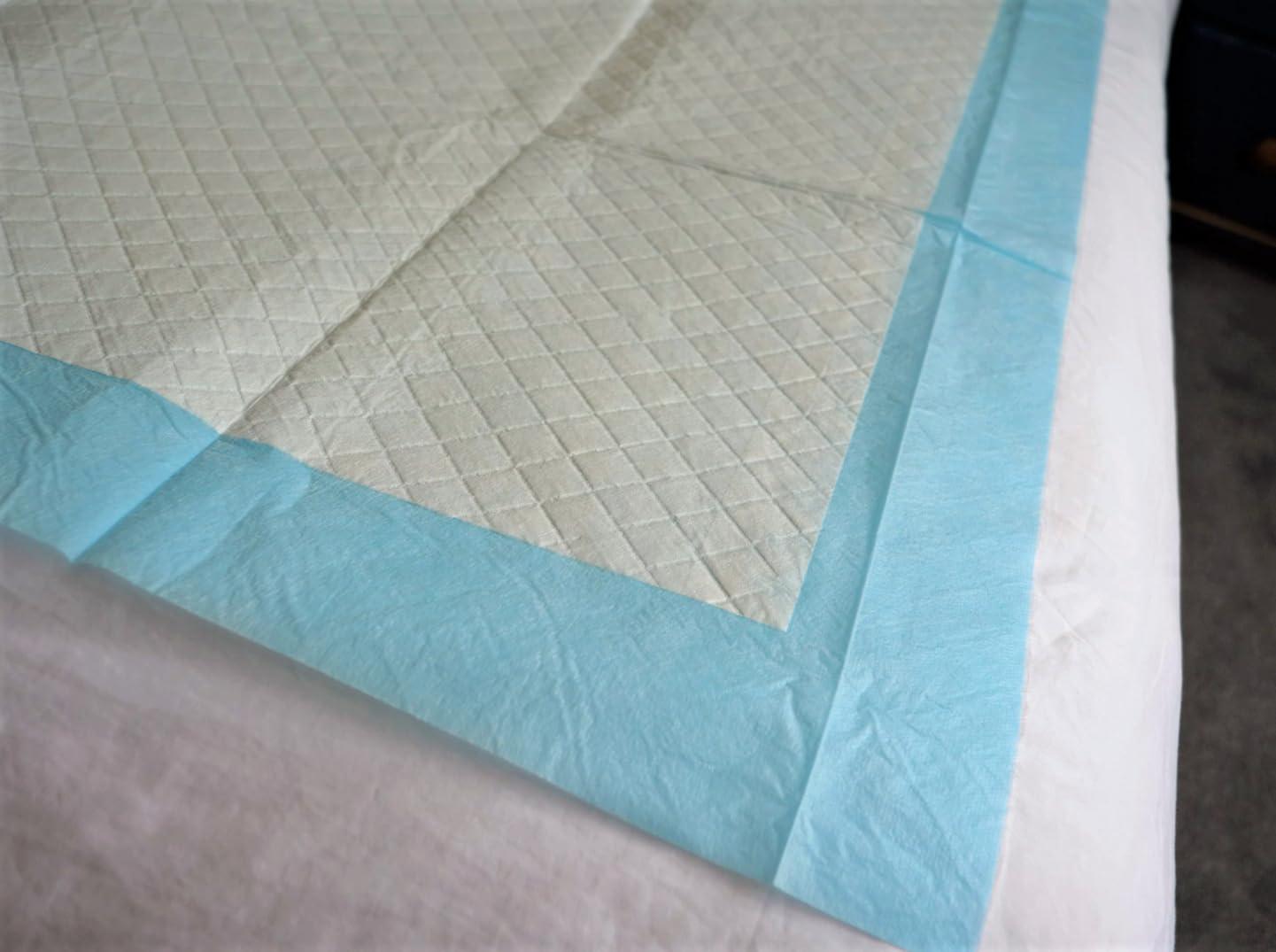 Speedwellstar 150 x 80 cm Extra Large 2300 ml Disposable Incontinence Bed Pads Pack of 20 Super Absorbent Protector Full Size Bed Wee 2300 ml