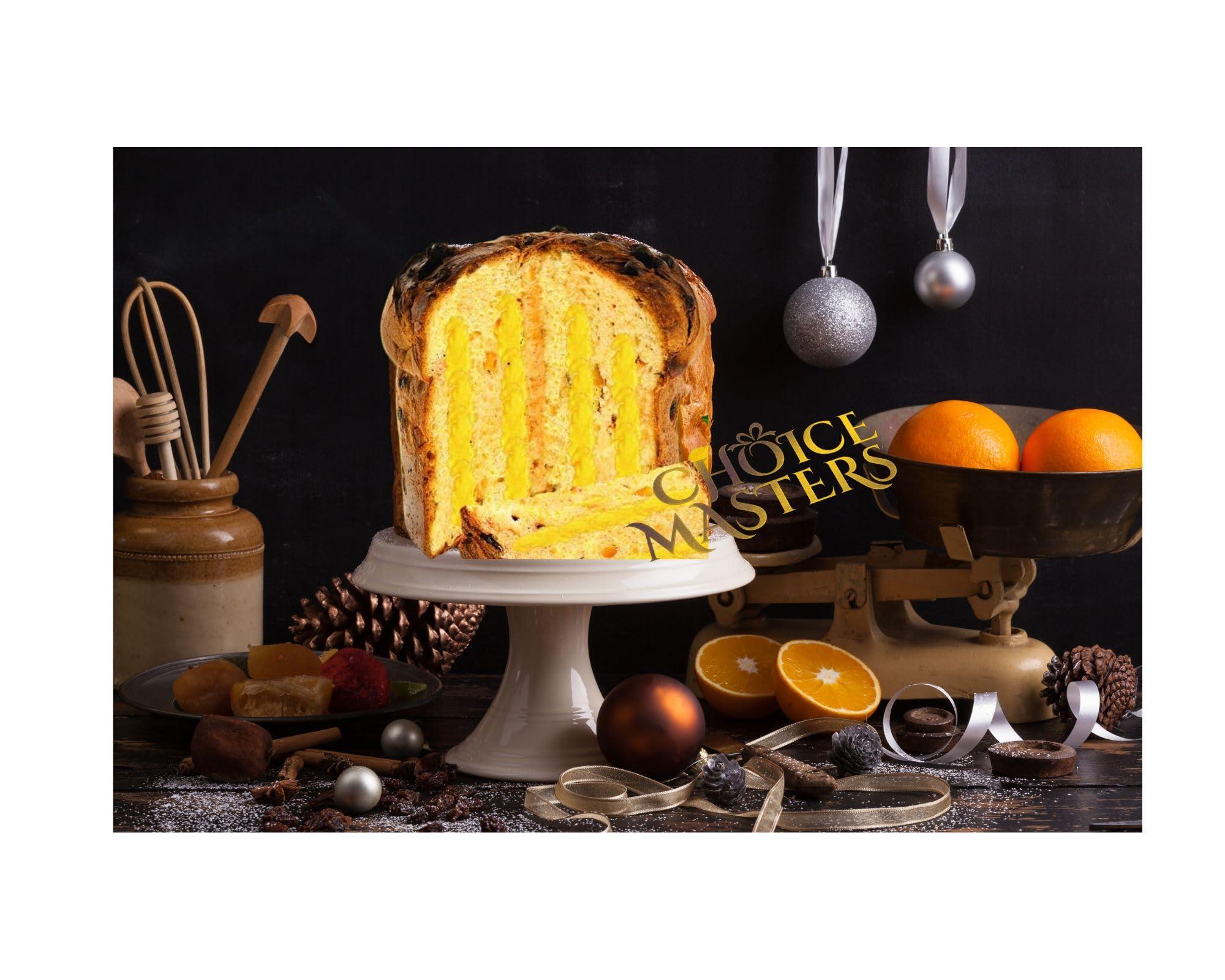 Sync'T Panettone Doppia Delizia Gran Limone - Gran Ducale Lemon Cream Filled Panettone 750g - Traditional Christmas Cake