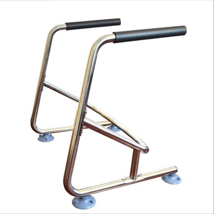 FreshCart Basics Stainless Steel Toilet Safety Frame for Elderly and Disabled Non Slip Bathroom Toilet Surround Aid