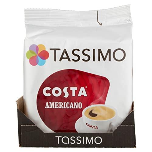 Tassimo Tassimo Costa Americano Coffee Pods x16 (Pack of 5, Total 80 Drinks)