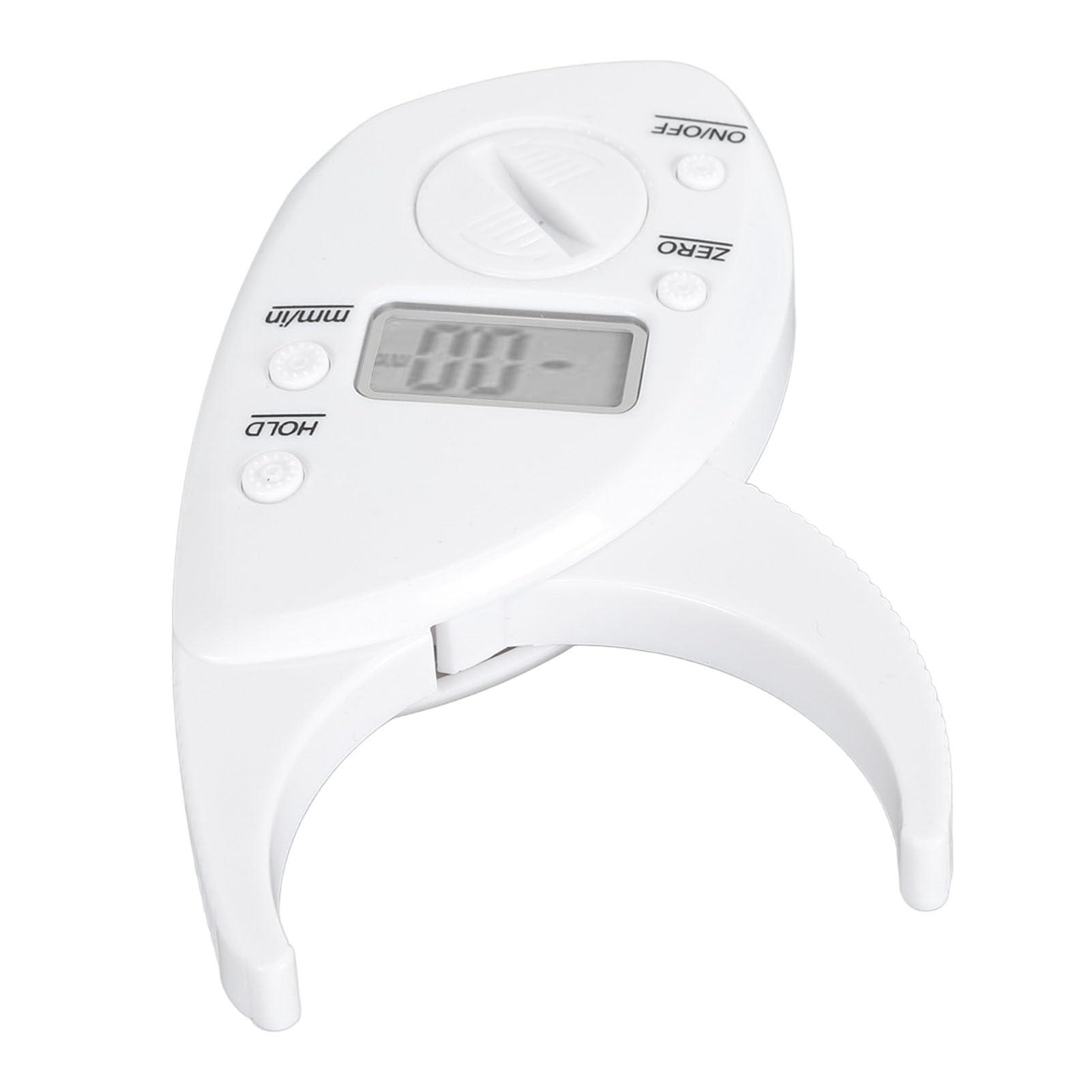 Fabater Skinfold Test Analyzer, Simple Operation Professional LCD Display Body Fat Caliper High Sensitivity for Men