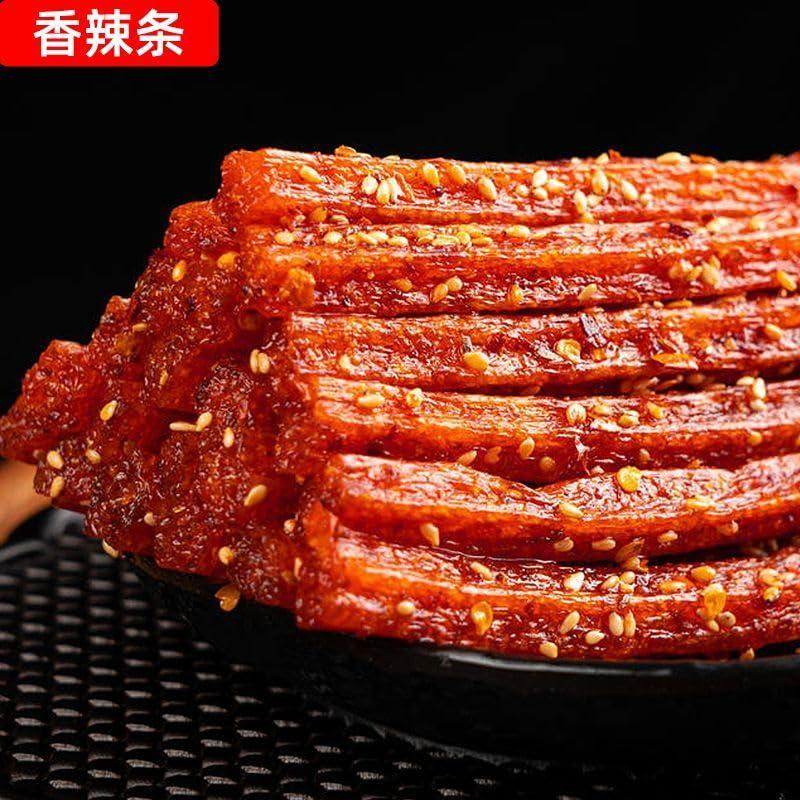 wasailuo Hunan special spicy snack snacks, spicy silk spicy bar, delicious Chinese snack gifts, snack food, small gluten,Handmade classic latiao,Healthy snack (mixed,20 packs)