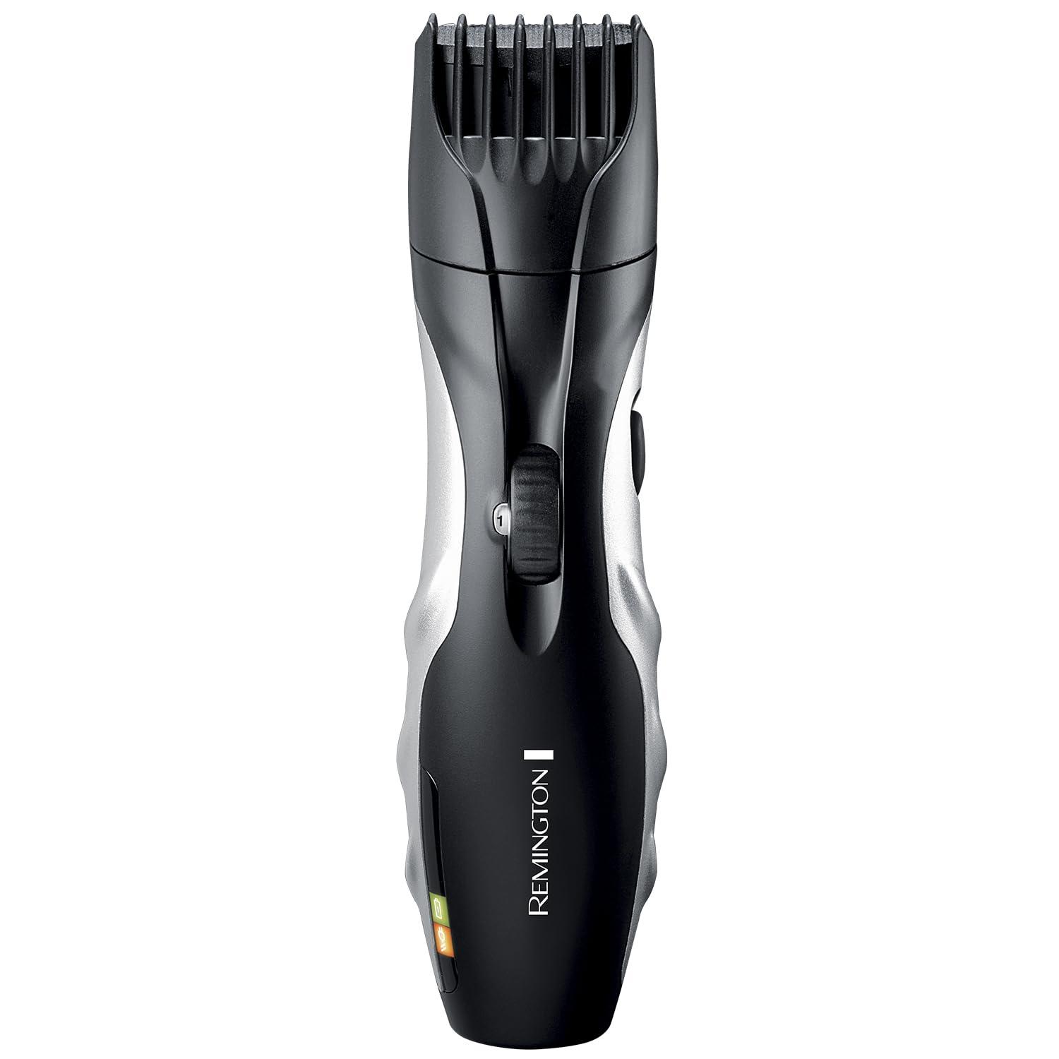 Remington Remington Barba Beard Trimmer (Advanced Ceramic Blades, Pop-up Detail Trimmer, Adjustable Zoom Wheel, 9 Length Settings, Comb Attachment, Cord or Cordless, 40-Minute Runtime) MB320C