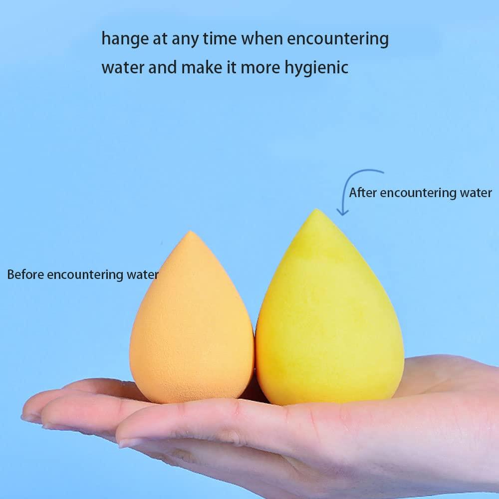 Generic 7Pcs Makeup Blender Sponges Makeup Sponge Set Blender Sponges Beauty Makeup Sponges Sponge Egg for Makeup Tools Soft Sponge Eggs