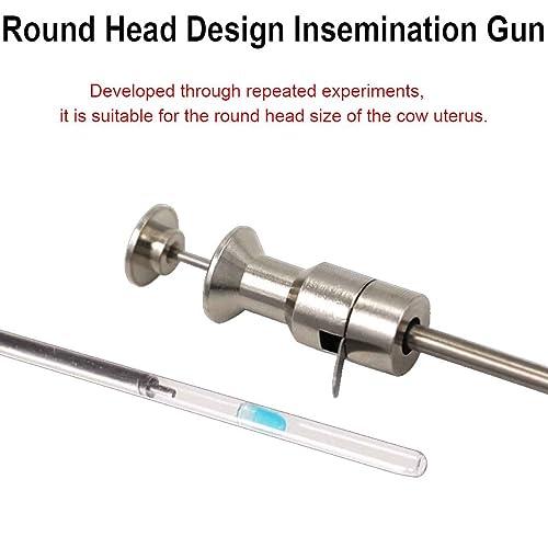 JINGEDD JINGEDD Artificial Insemination Gun,Cow Visual Endoscope Breeding Kit,Professional Visual Insemination Gun With 4.3 Inch Rotatable Screen,With Photo/Videos/Playback Function