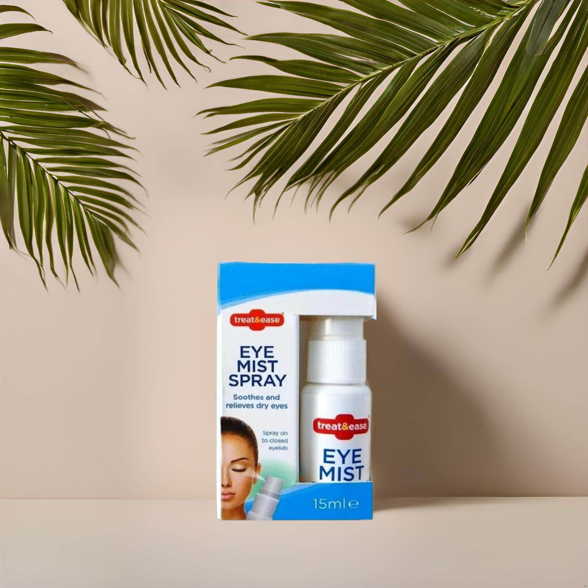 EuroMarksGlobal Dry Eye Spray Mist for Dry & Irritated Eyes |15ml | Hydrating Eye Mist | for Tired, Irritated, SOR, Strained Eyelids | Instant Relieves Eye Discomfort (Pack of 3)