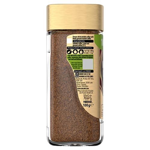 NESCAFÉ Nescafe Gold Blend Instant Coffee, Premium Instant Coffee, Rich Aroma & Smooth Taste Gold Blend Coffee, 100g (Pack of 6)