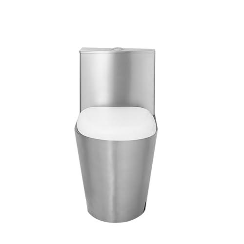 RIYIFANRONG111 Commercial Dual Flush toilet Modern 304 Stainless Steel High-efficiency Water-saving Toilet Urinal,Household Bathroom Small-sized Toilet Adult Urinal, for Bars Shopping Malls Public Places